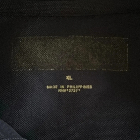 Men’s Navy Blue Golf Polo Shirt Size XL Mediterra Club Casual Summer Athletic - Picture 4 of 5